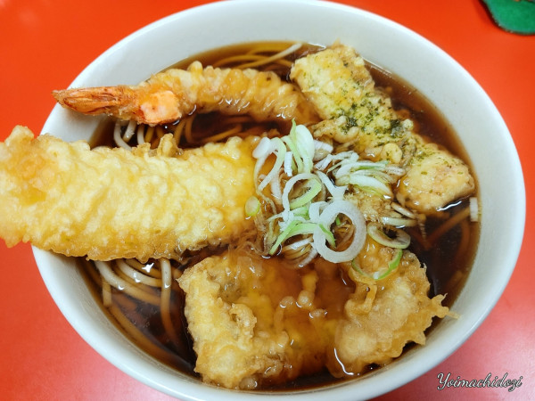 「海鮮天そば（540円）」@三丁目の写真