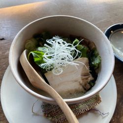 鶏白湯らーめん(塩) + ミニ親子丼