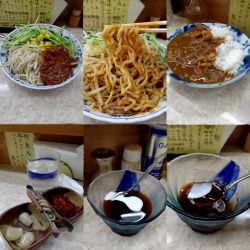 『ジャージャー麺 カレーセット(¥850)』
