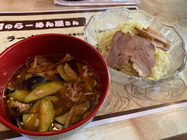 「肉茄子つけ麺」@町のらーめん屋さんの写真