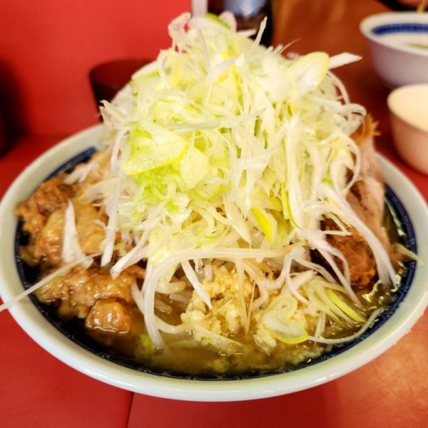 「小ラーメン ヤサイ、ニンニク、アブラ ネギ」@ラーメン二郎 桜台駅前店の写真