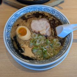 熟成醤油とんこつラーメン黒