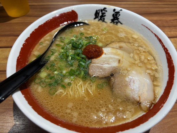 「背脂ラーメン 替玉」@ラーメン暖暮 恵比寿南店の写真