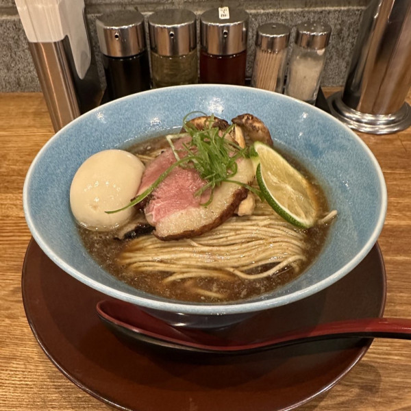 「鴨と松茸そば」@麺処 青野の写真