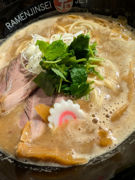 「鶏煮込みそば」@ラーメン人生 JET 福島本店の写真