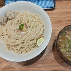 期間限定　三種の塩の塩つけ麺(並)