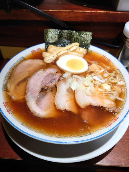 「朝ラー  豚増し」@大井町立食い中華蕎麦 いりこ屋の写真