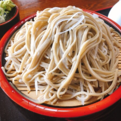 大根そば+イカ天+大瓶ビール