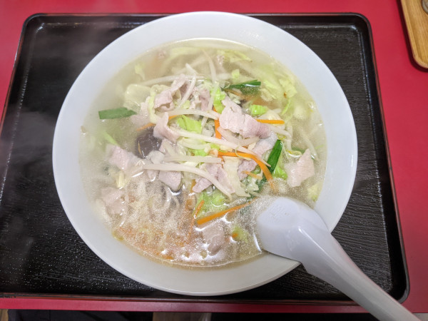 「タンメン：650円」@中華料理 紅味の写真