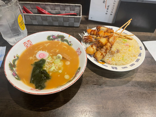「味噌（串カツ炒飯）」@幸せの炒飯の写真