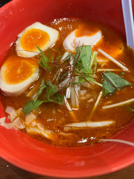 「濃厚鶏味噌辛そば」@鶏そば みた葉の写真