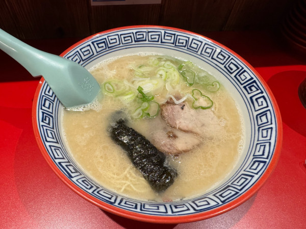 「ラーメンライスセット+替え玉」@長浜商店 おみぞ筋店の写真
