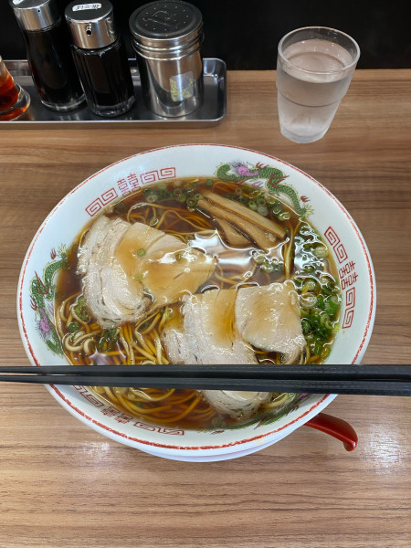 「中華そば大盛背脂ナシ」@中華そば しんたくの写真