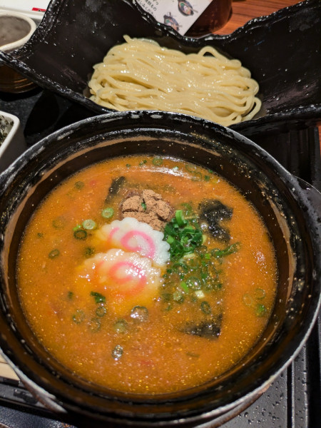 「めんたい煮こみつけ麺」@元祖博多めんたい重の写真