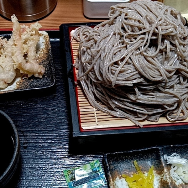 「げそ天もりそば大盛」@こぶ原の写真