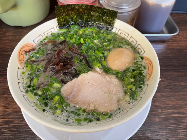 「ネギらーめん」@博多長浜らーめん 楓神の写真