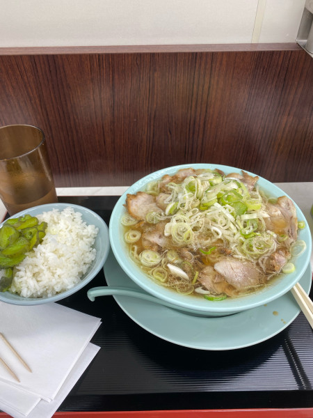 「チャーシュー麺　ライス無料」@新橋ニューともちんラーメン 神保町店の写真