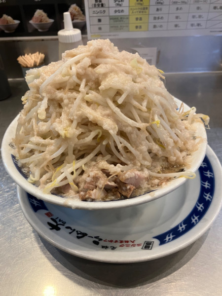 「煮干しラーメン ヤサイマシアブラ」@らーめん大 大森店の写真