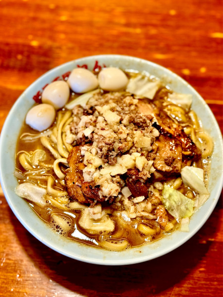 「天二郎（大）1,100円」@豚骨らーめん れんの写真