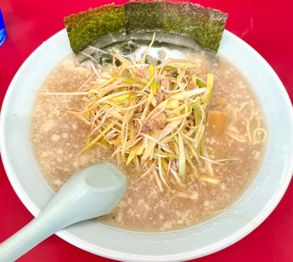 「ネギラーメン+ライス」@ラーメンショップ 境店の写真