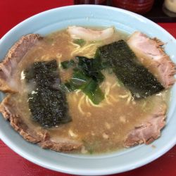 チャーシューメン並(アブラ多め、味濃いめ) 650円