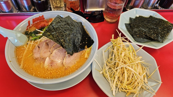 「特製ネギ味噌」@ラーメン山岡家 牛久店の写真