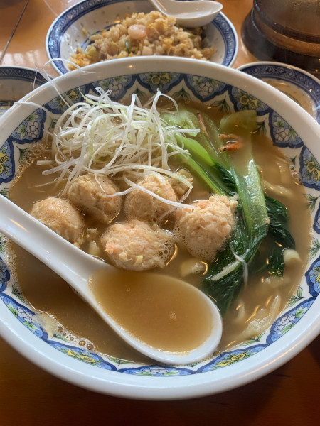 「海老のみその旨ラーメン」@中国ラーメン 揚州商人 第二産業南中野店の写真