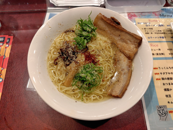 「山ラーメン（塩系）850円」@山ラーの写真