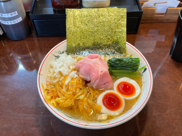 「全部入りラーメン（並）＋ハーフライス」@こいけのいえけいの写真