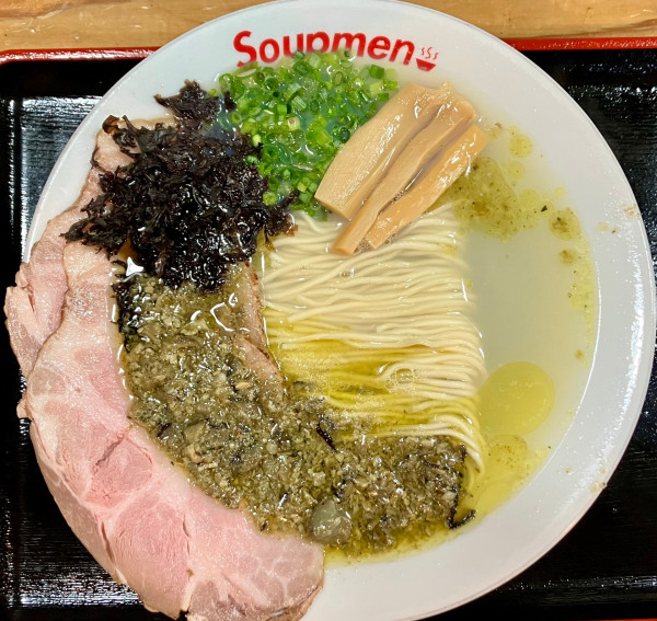 「牡蠣塩らぁ麺『金豚王』」@Soupmenの写真