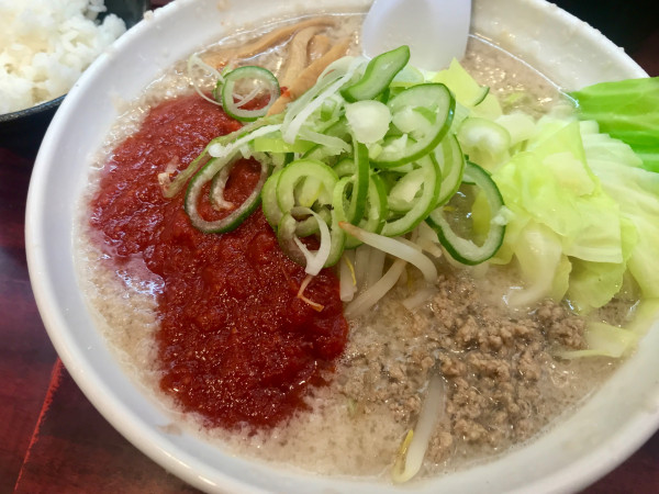「特製旨辛しょうゆラーメン」@こってりらーめん なりたけ TOKYOの写真