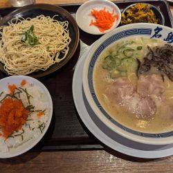 豚骨ラーメン+A定食+替玉
