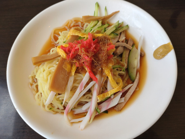 「（期間限定）半冷やし中華　４００円　※」@宝龍の写真