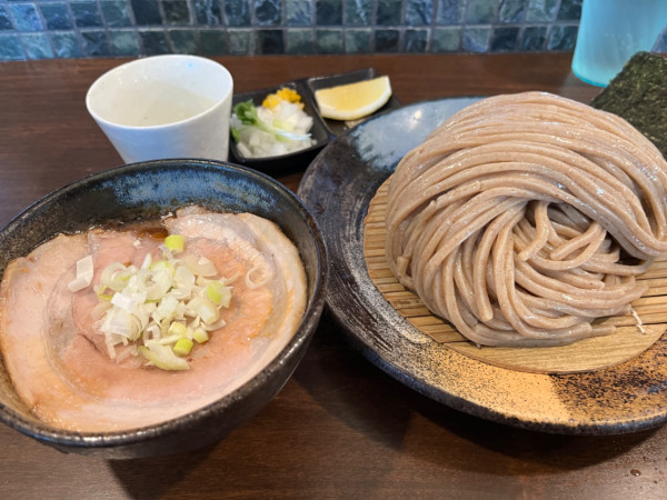 「つけ麺（特盛）＋スープ増W」@麺屋みつば＋クローバーの写真