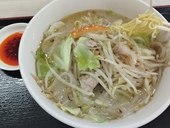 「アヒージョタンメン(900)」@マルキュウ麺食堂の写真