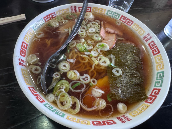 「ラーメン　500」@さの食堂の写真