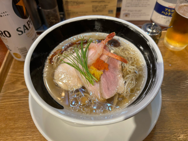 「海老SIOそば」@麺処しろくろの写真