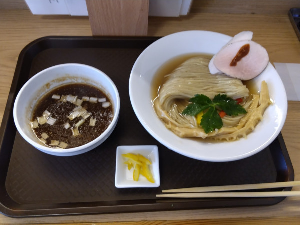 「貝汁昆布水の芳醇つけ麺 ￥980」@めん処 きよ洲の写真