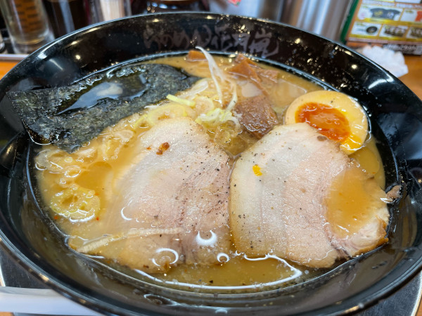 「嵐げんこつらあめん味噌」@らあめん花月嵐 いわき湯本店の写真