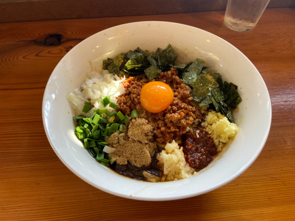 「台湾まぜそば」@つけそば 麺吉の写真