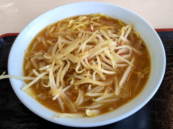 「札幌味噌ラーメン」@にんたまラーメン ゆにろーず 大洗店の写真