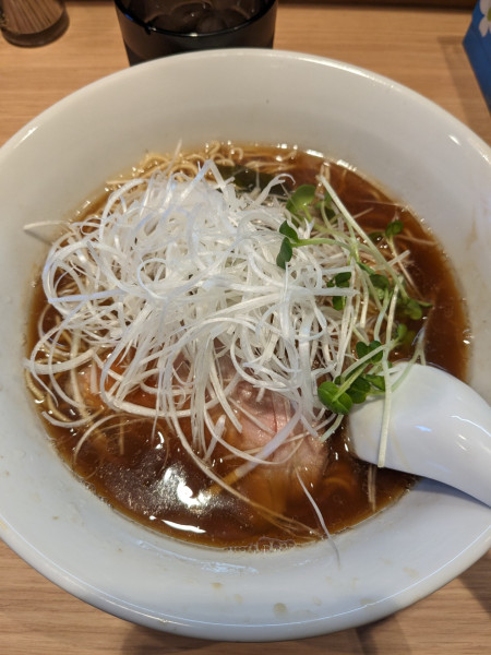 「ネギ醤油ラーメン」@らぁめん 赤ふじの写真