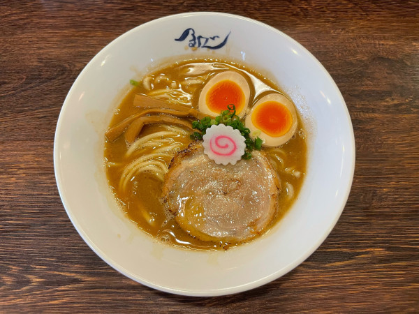 「熟成らー麺(¥750) 味玉(¥150)」@麺や紡の写真