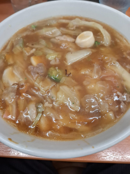 「五目あんかけラーメン６９０円」@日高屋 九段下店の写真