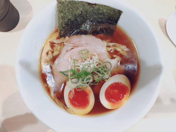 「味玉中華そば」@手揉み中華そば 中村の写真