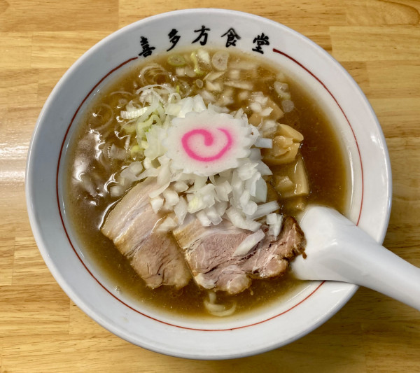 「蔵出し醤油ラーメン(鶏油)」@喜多方食堂 磯崎の写真
