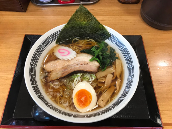 「醤油ラーメン(690円)」@優勝軒 日立店の写真
