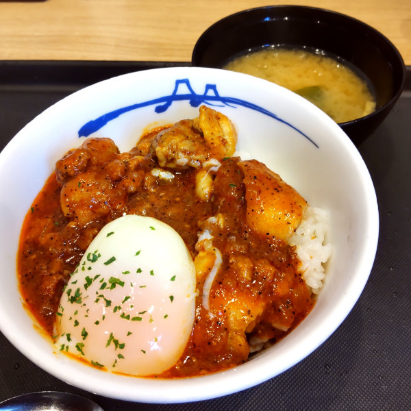 「【店舗限定】スパイシーチキン丼（￥690）」@松屋 池上3丁目店の写真