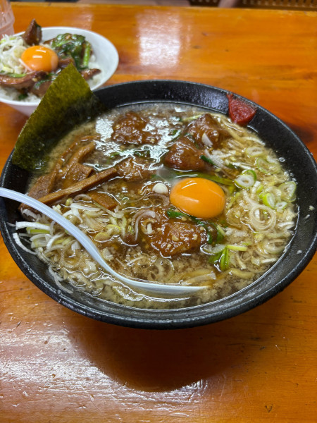 「二代目レバ玉蕎麦」@中華蕎麦 みやまの写真