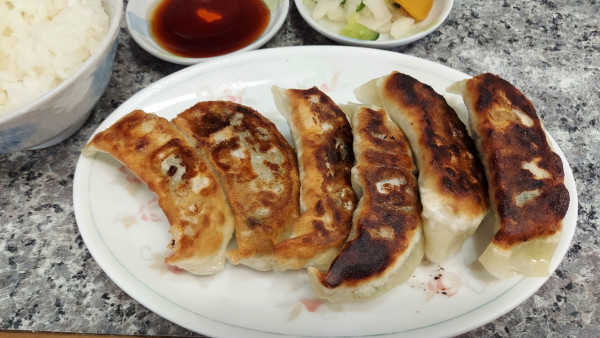 「餃子らーめんライスセット 850円」@中華料理 萬龍軒の写真